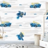 BATMAN BLUE MURAL WALLPAPER