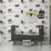 Batman figured and light colored wallpaper 8918