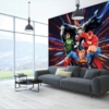 JUSTICE LEAGUE WALLPAPER SUPERHEROES THUNDER KABOOM