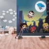 DC MINI SUPERHEROES WALLMURAL
