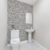Painted Brick White Washed Wallpaper - Image 4