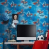 Wallpaper with Superman design 8914