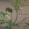Monkey & Birds Mural | FJ300-3 - Image 2
