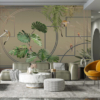 Monkey & Birds Mural | FJ300-3