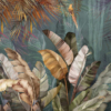 Tropical Leaves Design Mural - Image 3
