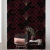 Coquilles Rouges Wallmural ( 150 x 280 cm)