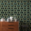 Paon Vert Wallmural ( 200 x 280 cm)