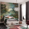 Cours Fluvial Wallmural ( 250 x 250 cm)