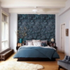 Botanique Bleu Wallmural ( 300 x 280 cm)