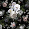 The Black Bouquet Floral Mural - Image 2