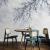Flowers Pattern Mural – Blue | FJ302-2
