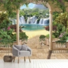 Waterfall Verandah Wallpaper Wallmural