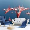 Jet Planes Mural Wallpaper