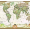 World Map Atlas Look Wallpaper Wallmural - Image 2