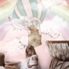 Rainbow & Bear Mural – Pink - Image 2