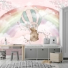 Rainbow & Bear Mural – Pink - Image 3