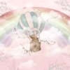 Rainbow & Bear Mural – Pink - Image 5