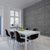 Watery Wall Mural – Grey – Premium