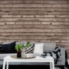 Horizontal Boards Mural – Brown – Premium