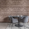 Horizontal Boards Mural – Brown – Premium - Image 4