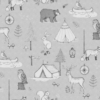 Camping Trip Mural – Grey – Premium - Image 2