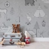 Camping Trip Mural – Grey – Premium - Image 3