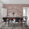 Stucco Gloria Mural – Dusty Pink – Premium