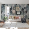 Big Harlequin Mural – Breeze – Premium