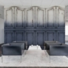 Parisian Panels Mural – Dip Dye Blue – Premium - Image 4
