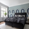Arch Deco Mural – Blue – Premium - Image 3