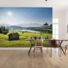 Bergwiese vor Karwendel Wallmural ( 450 x 280 cm)