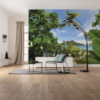 Cast Away Jungle Wallmural ( 450 x 280 cm)