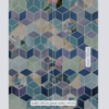 Geometric Blue Wallmural ( 200 x 250 cm) - Image 3