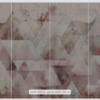 Triangles Red Wallmural ( 400 x 250 cm) - Image 3