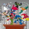 JUSTICE LEAGUE SUPERHEROES KIDS WALLPAPER – WB2011 - Image 2