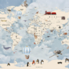 Animals Home Map Mural - Image 2