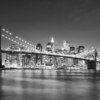 Bright Brooklyn Bridge Mural – B/W - Image 2