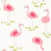 Felicity Flamingo Wallpaper – Blancmange / Chalk - Image 2