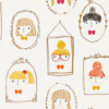 Hello Dolly Wallpaper – Sunshine / Tangerine - Image 2