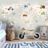 Cute Vehicles Map Wallmural - Image 6