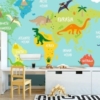 Dino Kids Map Wallpaper Wallmural - Image 3