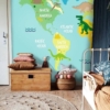 Dino Kids Map Wallpaper Wallmural - Image 5