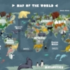 Map of The World Wallmural - Image 2