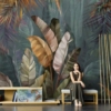 Big Banana Leaf Mural