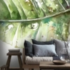 Big Green Leaf Wallmural - Image 4