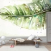 Big Green Leaf Wallmural