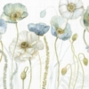 Blue & White Flowers Mural - Image 2