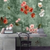Colourful Floral Mural