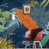 Colourful Tropical Leaves Mural - Image 3