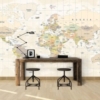 Vintage Map Wallmural